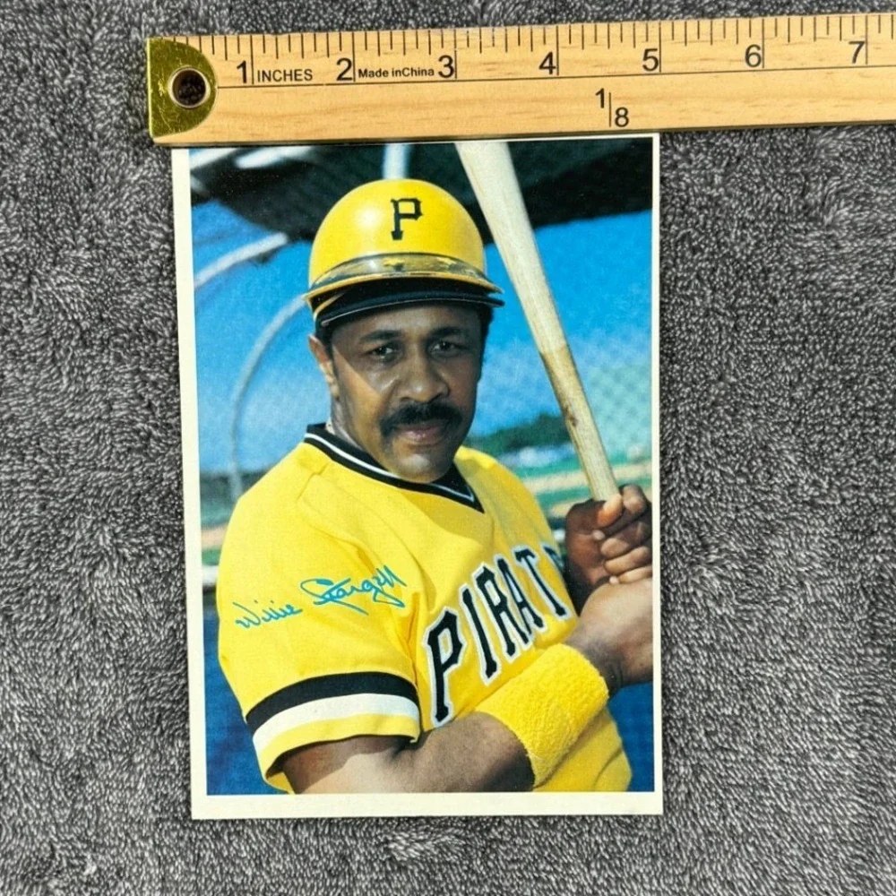 1980 Topps Willie Stargell Pittsburgh Pirates Card 1 of 60 For The Fun Of It - Picture 3 of 4